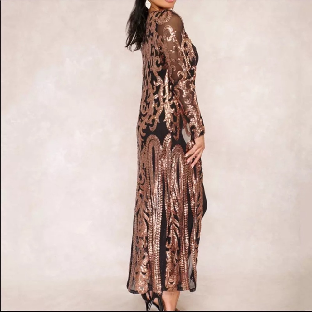 Autumn duster jacket sequence beautiful new - Picture 3 of 4